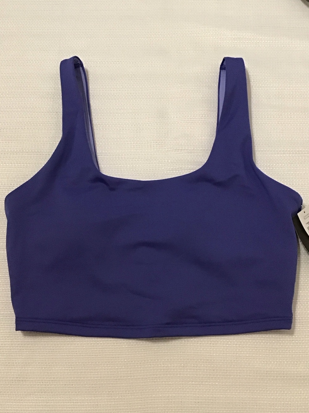 GAP Royal Purple Scoop Crop Tank